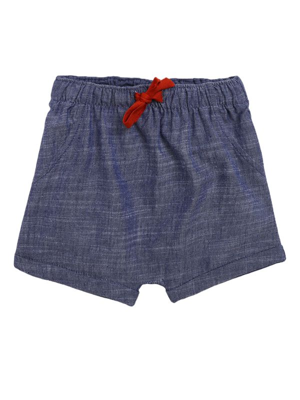 Boys Medium Blue Printed T-Shirt with Short Pants image number 2